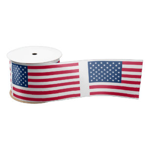 Flagge der USA - USA - Patriotik - Satinband