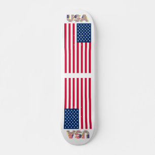 Flagge der USA - USA - Patriotik Skateboard