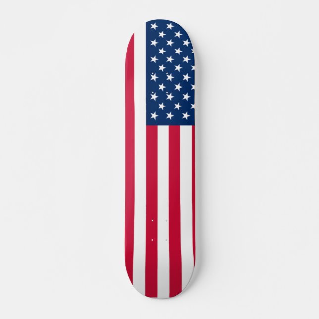 Flagge der USA - USA - Patriotik Skateboard (Vorne)