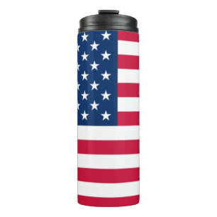Flagge der USA - USA - Patriotik Thermosbecher