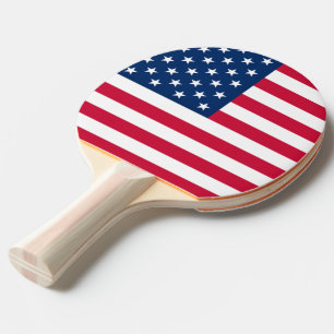 Flagge der USA - USA - Patriotik Tischtennis Schläger