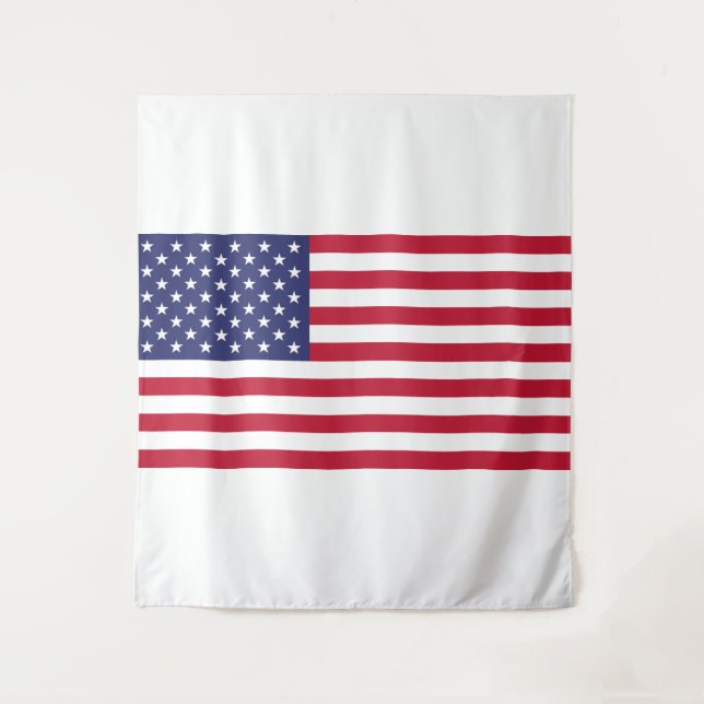 Flagge der USA Wandteppich (Vorderseite)