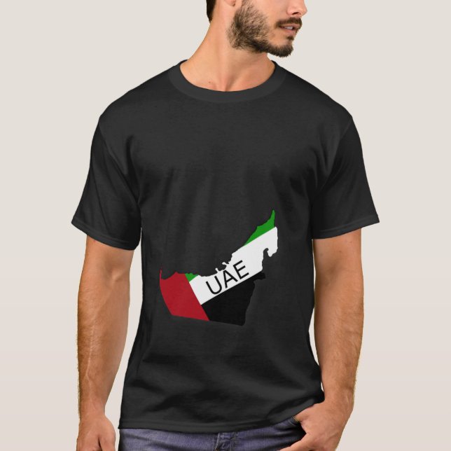 Flagge der VAE T-Shirt (Vorderseite)