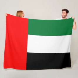 Flagge der Vereinigten Arabischen Emirate (AE) Fleecedecke