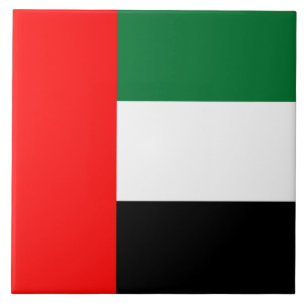Flagge der Vereinigten Arabischen Emirate (AE) Fliese