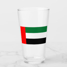 Flagge der Vereinigten Arabischen Emirate (AE) Glas