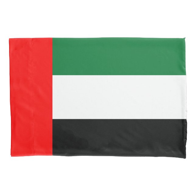 Flagge der Vereinigten Arabischen Emirate (AE) Kissenbezug (Vorderseite-Links)