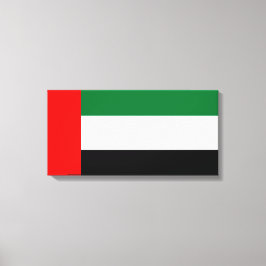 Flagge der Vereinigten Arabischen Emirate (AE) Leinwanddruck