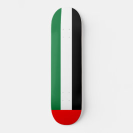 Flagge der Vereinigten Arabischen Emirate (AE) Skateboard