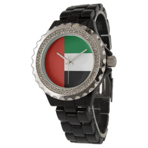Flagge der Vereinigten Arabischen Emirate Armbanduhr