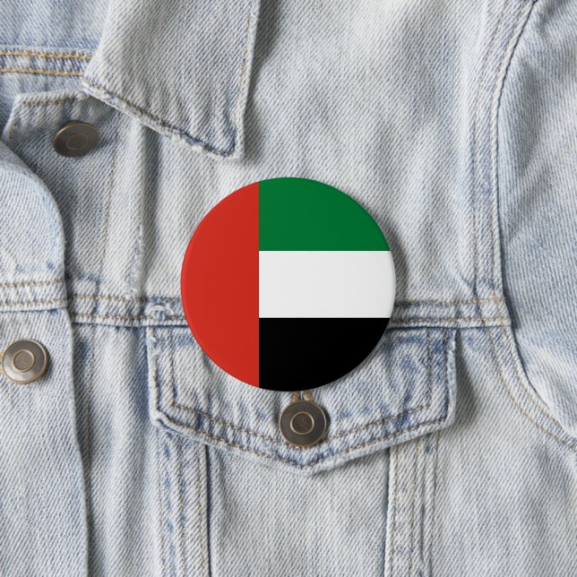 Flagge der Vereinigten Arabischen Emirate Button (Beispiel)