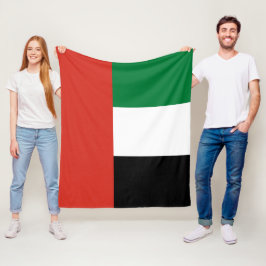 Flagge der Vereinigten Arabischen Emirate Fleecedecke