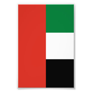 Flagge der Vereinigten Arabischen Emirate Fotodruck