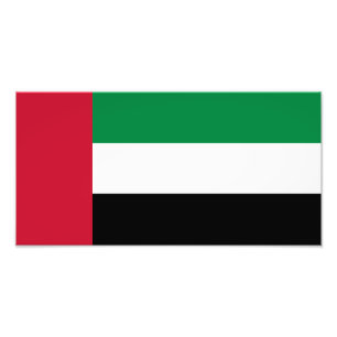 Flagge der Vereinigten Arabischen Emirate Fotodruck
