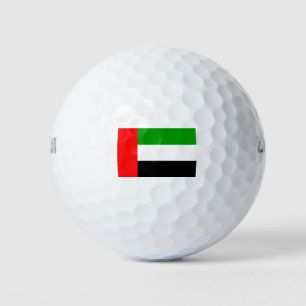 Flagge der Vereinigten Arabischen Emirate Golfball