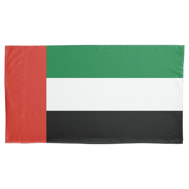 Flagge der Vereinigten Arabischen Emirate Kissenbezug (Vorderseite)