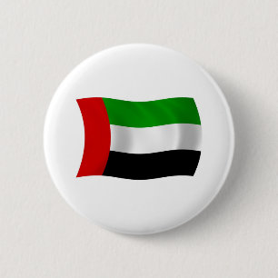 Flagge der Vereinigten Arabischen Emirate Knopf Button