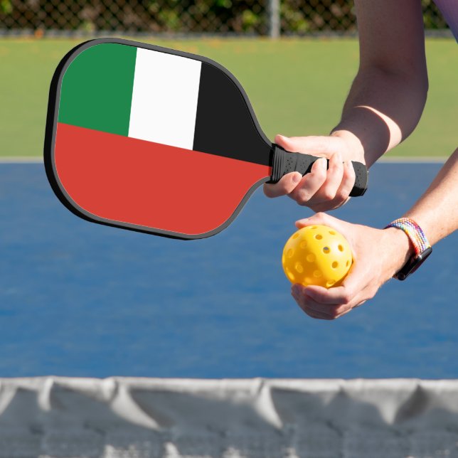 Flagge der Vereinigten Arabischen Emirate Pickleball Schläger (InSitu)
