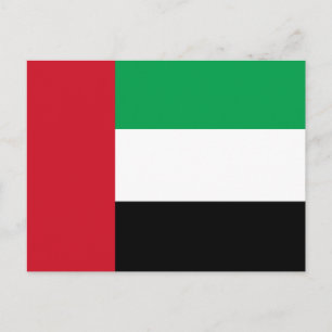 Flagge der Vereinigten Arabischen Emirate Postkarte