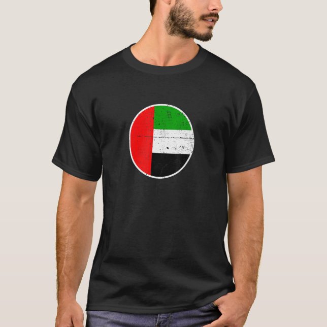 Flagge der Vereinigten Arabischen Emirate T-Shirt (Vorderseite)