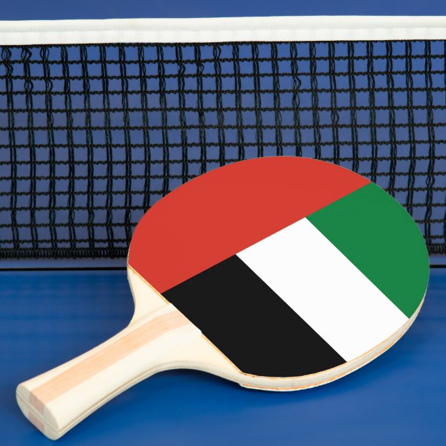 Flagge der Vereinigten Arabischen Emirate Tischtennis Schläger (InSitu)