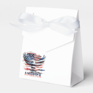 Flagge der Vereinigten Staaten. Amerika Geschenkschachtel