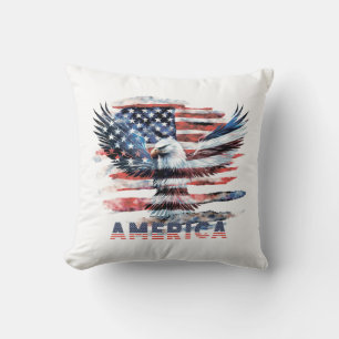 Flagge der Vereinigten Staaten. Amerika Kissen