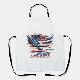 Flagge der Vereinigten Staaten. Amerika Schürze