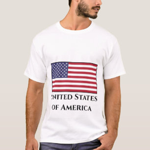 Flagge der Vereinigten Staaten (Amerikanisch) T-Shirt