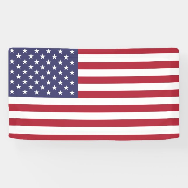 Flagge der Vereinigten Staaten Banner (Horizontal)