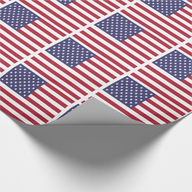 Flagge der Vereinigten Staaten Geschenkpapier (Ecke)