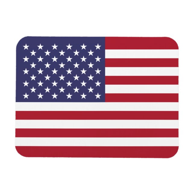 Flagge der Vereinigten Staaten Magnet (Horizontal)