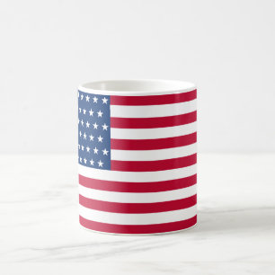 Flagge der Vereinigten Staaten mit den 51 Sternen Tasse