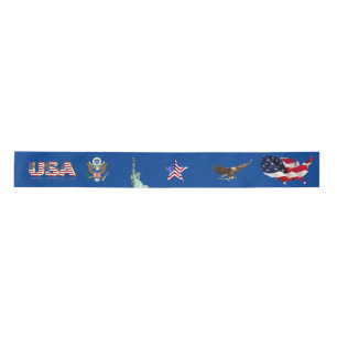 Flagge der Vereinigten Staaten Satinband