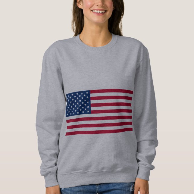 Flagge der Vereinigten Staaten Sweatshirt (Vorderseite)