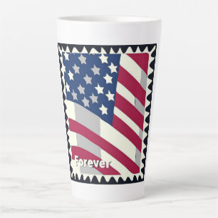 FLAGGE DER VEREINIGTEN STAATEN VON AMERIKA FOREVER MILCHTASSE