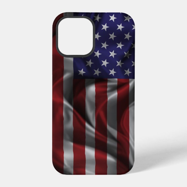 Flagge der Vereinigten Staaten von Amerika iPhone  Hülle (Rückseite)