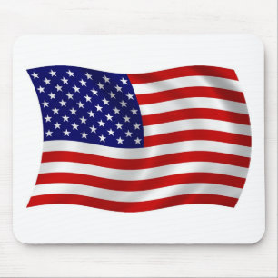 Flagge der Vereinigten Staaten von Amerika (USA) M Mousepad