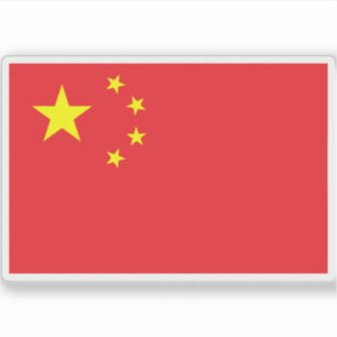 Flagge der Volksrepublik China Aufkleber