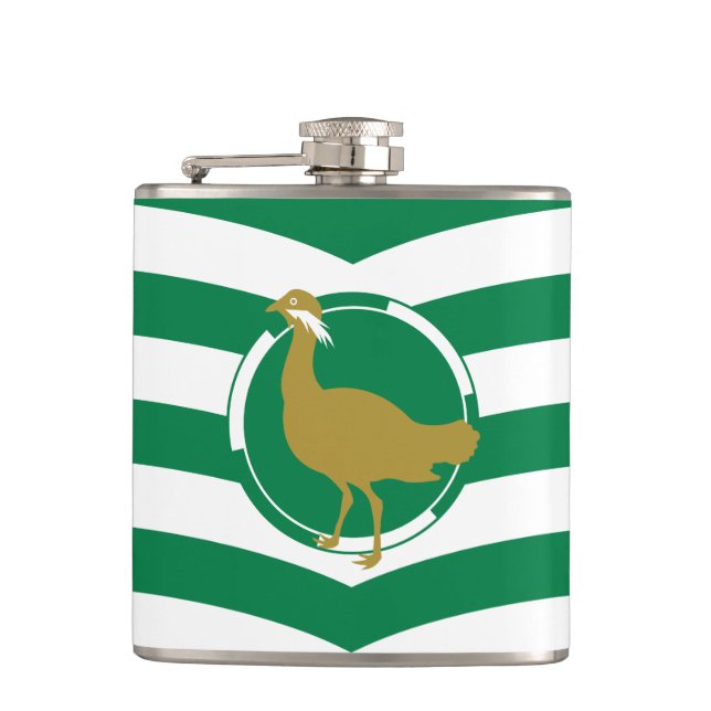 Flagge der Wiltshire-Flasche Flachmann (Vorderseite)