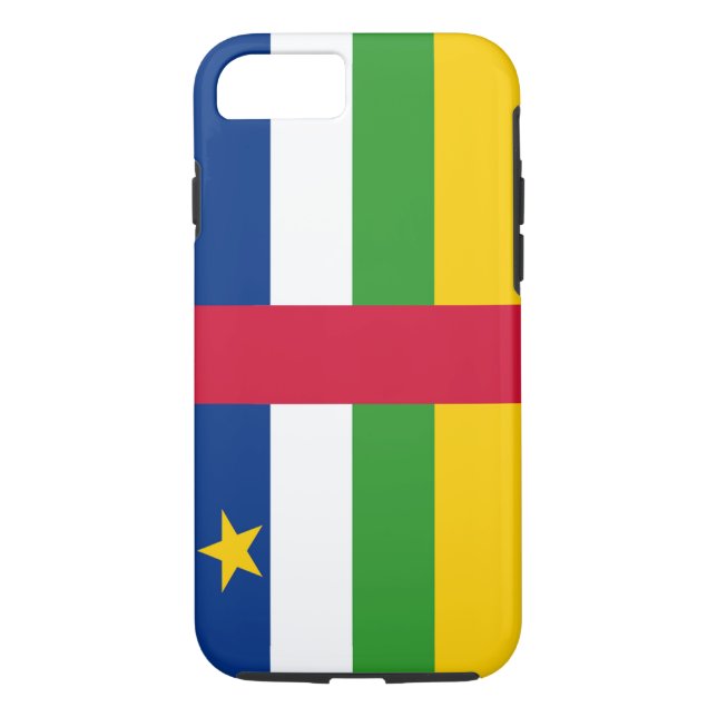 Flagge der Zentralafrikanischen Republik Case-Mate iPhone Hülle (Rückseite)