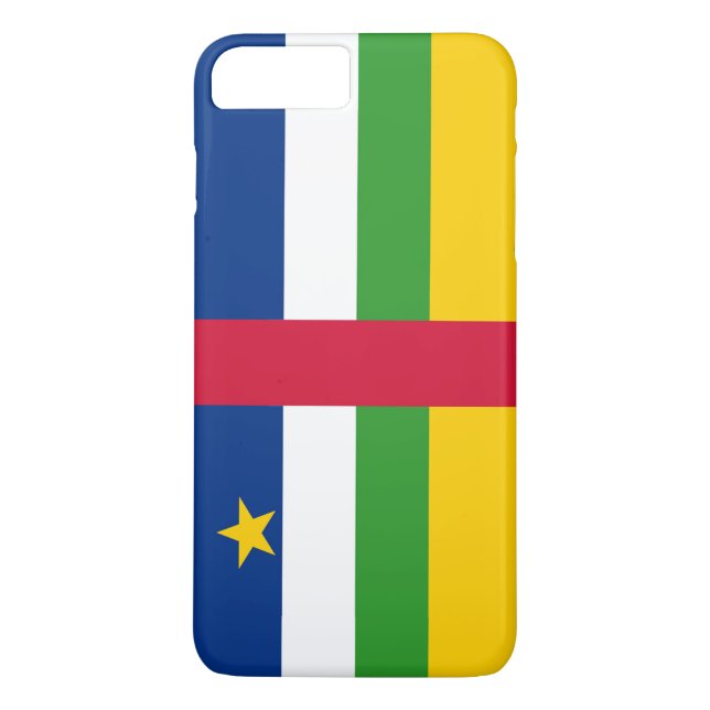 Flagge der Zentralafrikanischen Republik Case-Mate iPhone Hülle (Rückseite)