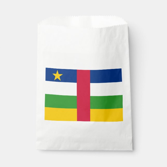 Flagge der Zentralafrikanischen Republik Geschenktütchen (Vorderseite)