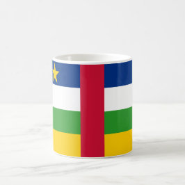 Flagge der Zentralafrikanischen Republik Kaffeetasse