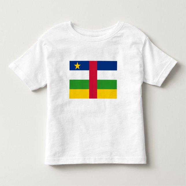 Flagge der Zentralafrikanischen Republik Kleinkind T-shirt (Vorderseite)