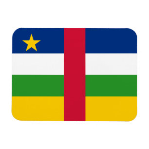 Flagge der Zentralafrikanischen Republik Magnet