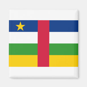 Flagge der Zentralafrikanischen Republik Magnet