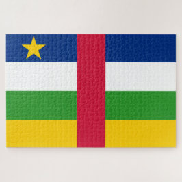 Flagge der Zentralafrikanischen Republik Puzzle