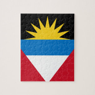 Flagge des Antigua und Barbuda Puzzle