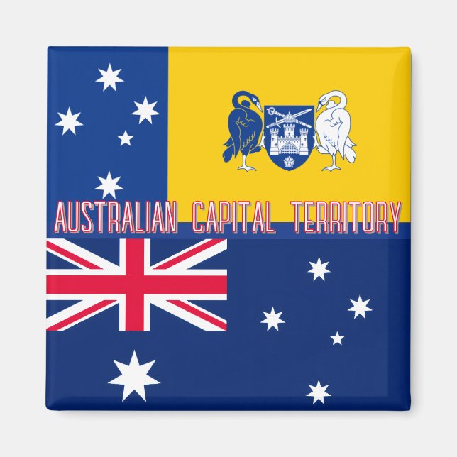 Flagge des Australian Capital Territory Magnet (Vorne)